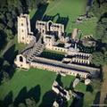 Fountains Abbey Yorkshire  aerial photograph