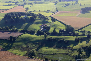  monastic grange  near Fountains Abbey Yorkshire  aerial photograph