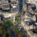 Harrogate town centre   from the air