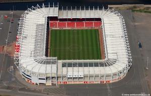  Riverside Stadium Middlesbrough  from the air