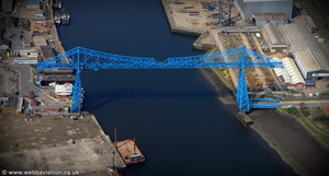 Middlesbrough Transporter Bridge aerial photograph