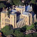 Ripon Cathedral Yorkshire aerial photograph