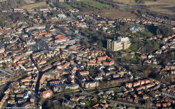 Ripon  from the air