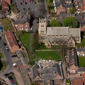 St James the Apostle Church Selby from the air