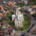 Selby Abbey  from the air