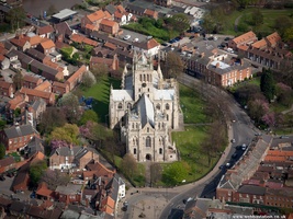 Selby Abbey  from the air