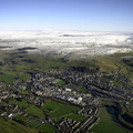 Settle North Yorkshire from the air 