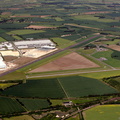 Sherburn in Elmet airfield from the air 