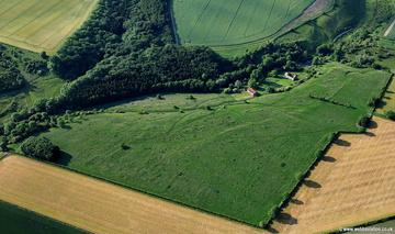  Wharram Percy DMV - deserted medieval village aerial photograph