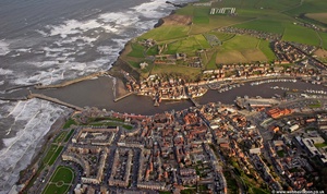 Whitby North Yorkshire YO21 from the air