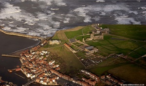 Whitby Abbey, Whitby North Yorkshire YO21 from the air