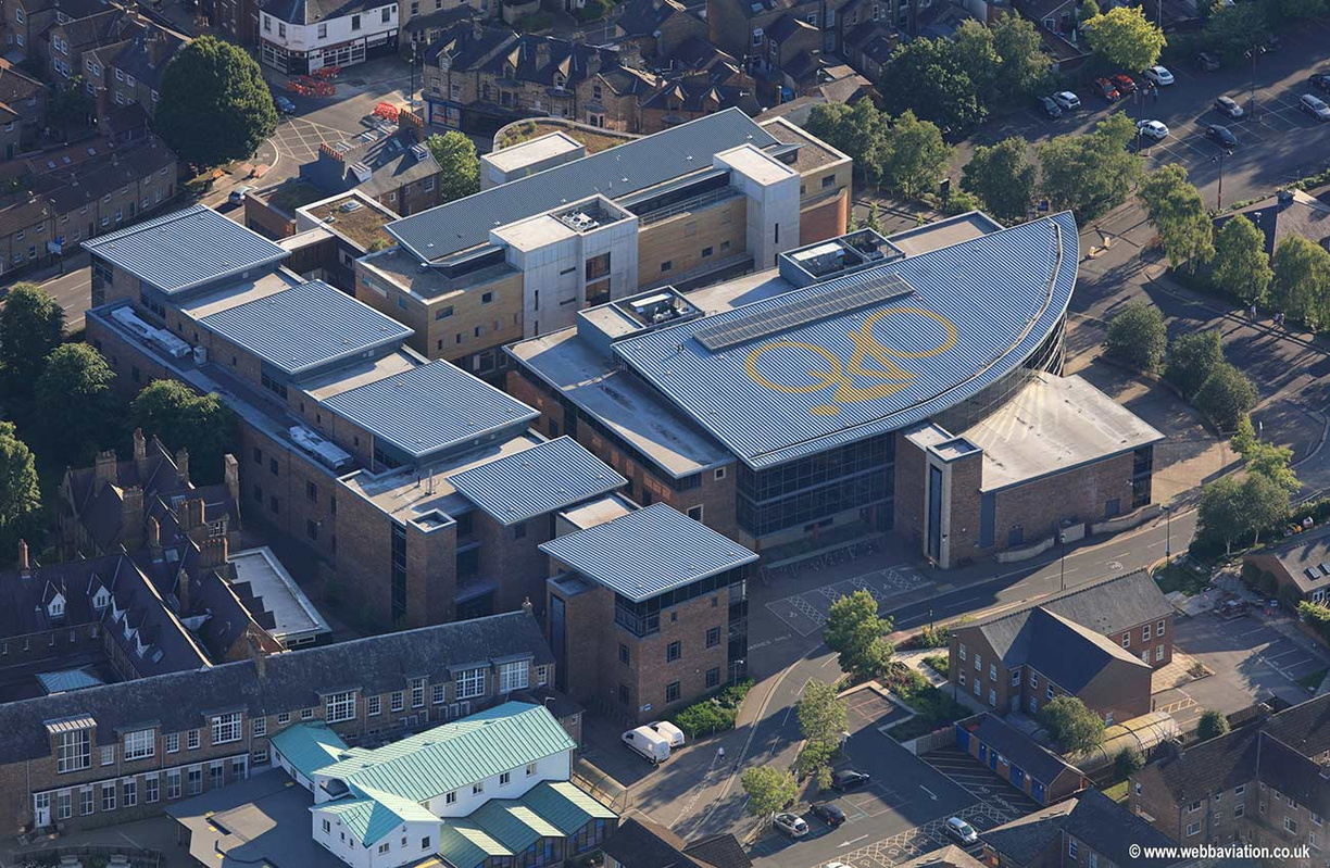 Fountains Learning Centre, York St John University York  aerial photograph