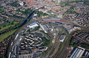 National Railway Museum, York  aerial photograph
