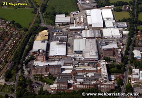 Nestle Rountrees factory   York  Yorkshire England UK aerial photograph