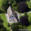 14th century Hospitium  York  Yorkshire England UK aerial photograph