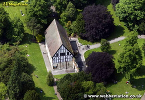 14th century Hospitium  York  Yorkshire England UK aerial photograph