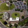 York Castle  York  Yorkshire England UK aerial photograph