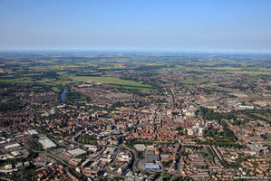 York England UK aerial photograph