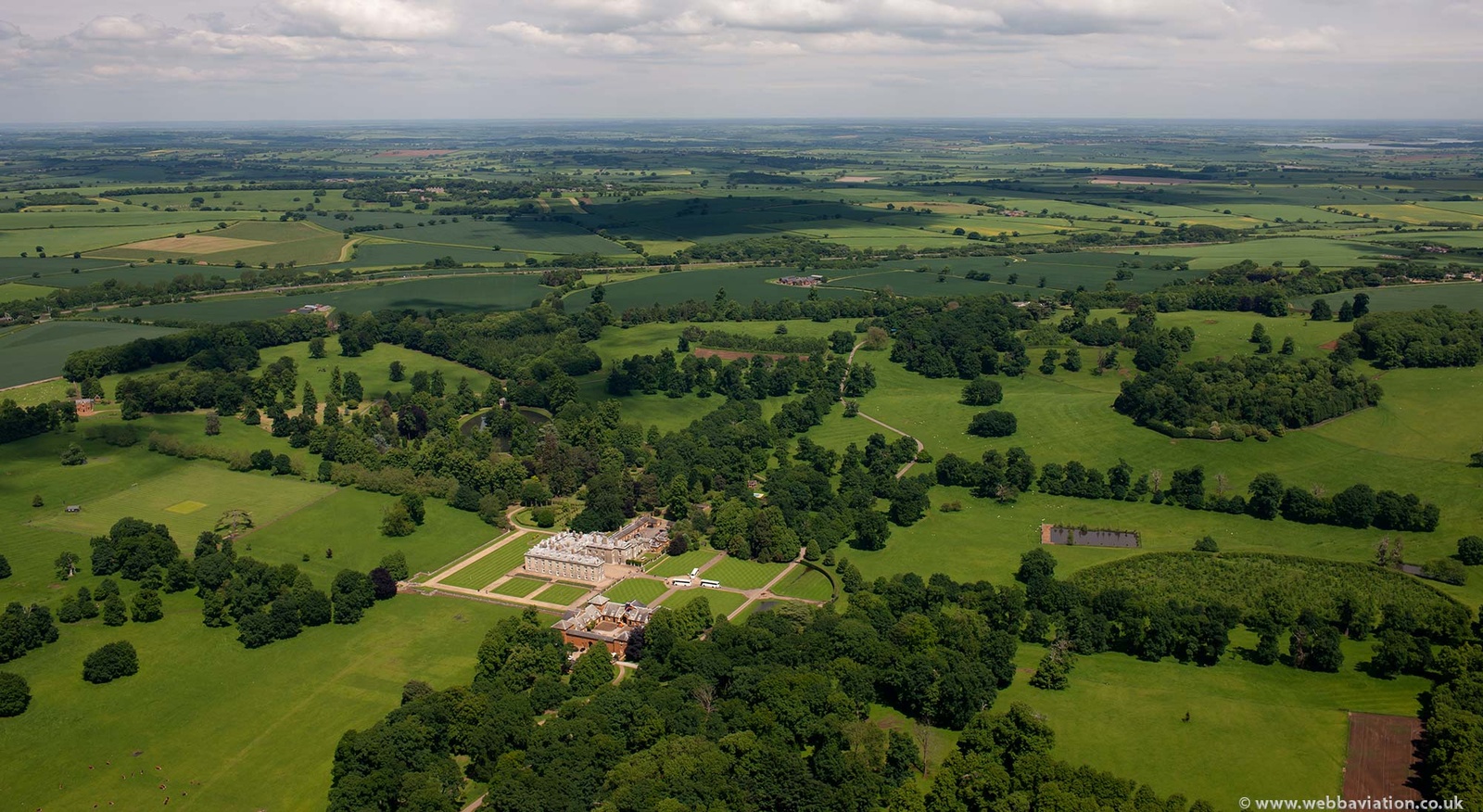 Althorp Hous  from the air
