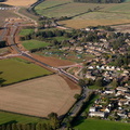 A361 Chipping Warden Relief Road  from the air
