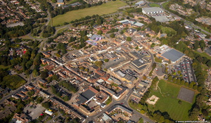 Daventry  from the air