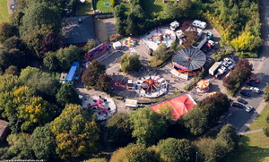  funfair in Daventry  from the air