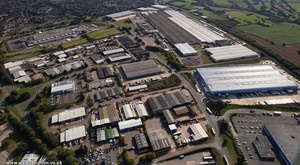 Royal Oak Industrial Estate Daventry NN11 from the air