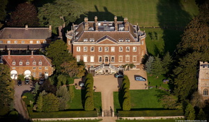 Edgcote House from the air