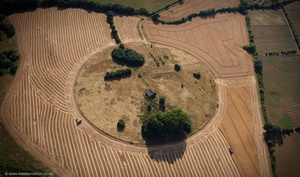 enigmatic field layout at Eydon  aerial photograph