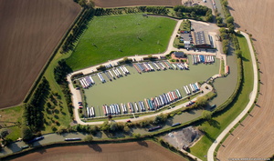 Heyford Fields Marina from the air
