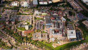 Kettering General Hospital from the air