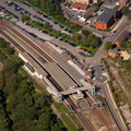 Kettering railway station from the air