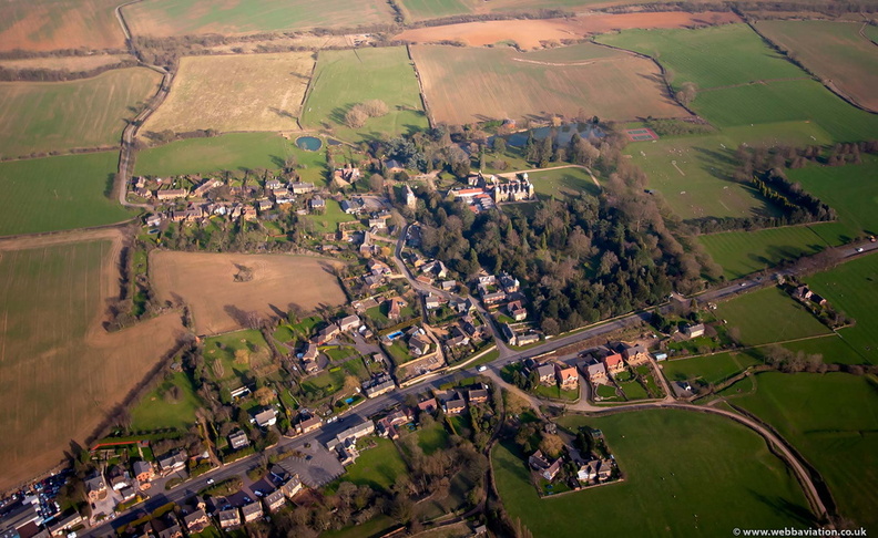 Maidwell from the air