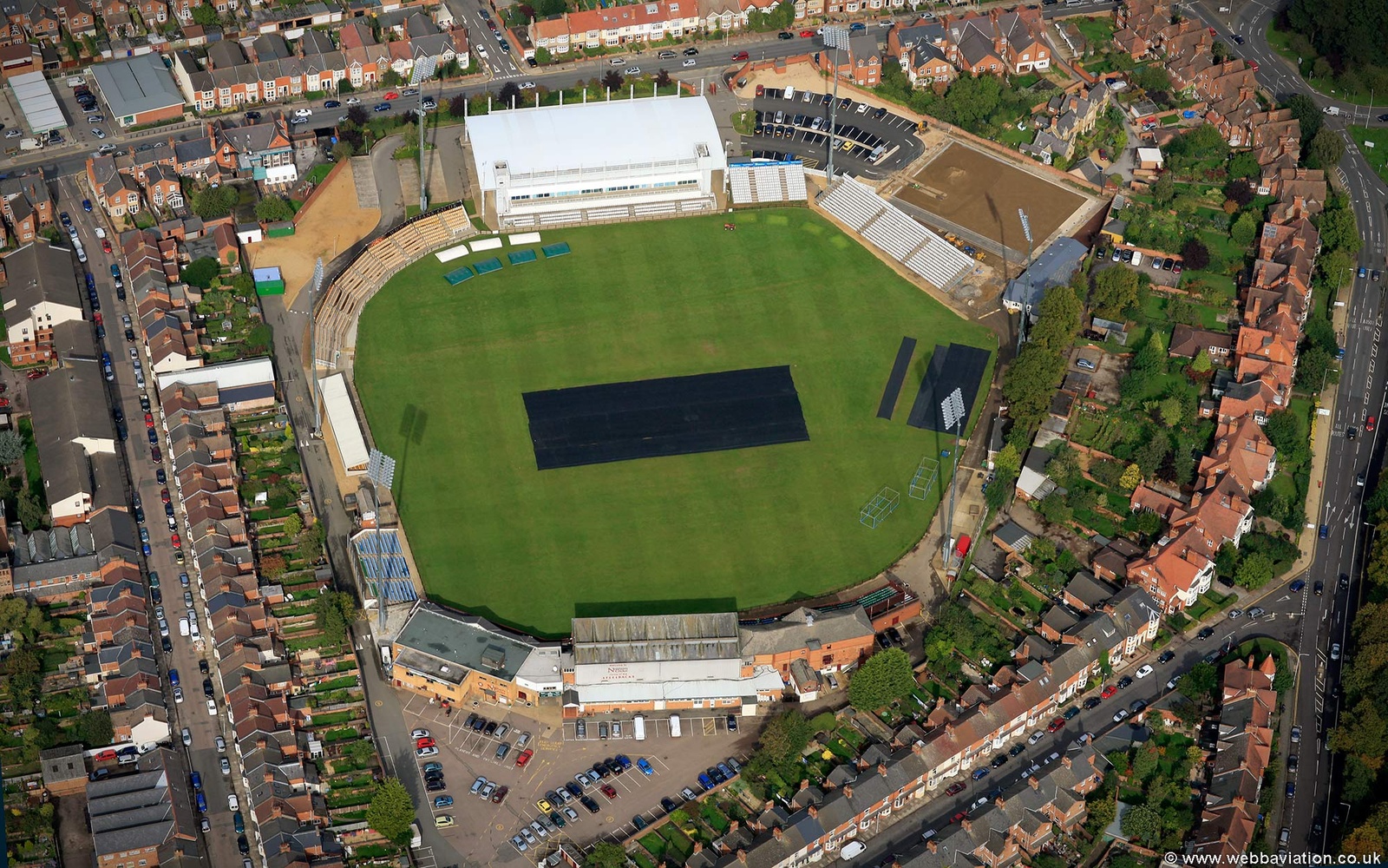 County Cricket Ground, Northampton from the air