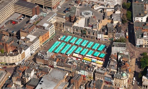 Northampton Market  from the air