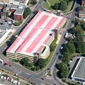 Mayorhold Shoppers Multi Storey car park Northampton   from the air