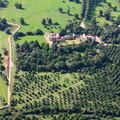 Delapre Abbey  Northampton  from the air