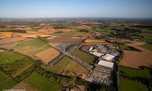 former RAF Chipping Warden from the air