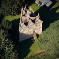 Rushton Triangular Lodge   Northamptonshire from the air