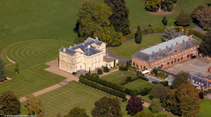 Wakefield Lodge, Potterspury  from the air