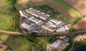 Leyland Trading Estate  Wellingborough from the air