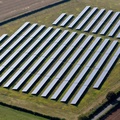  Solar PV Array on Knock Lane, Blisworth near Roade Northamptonshire from the air