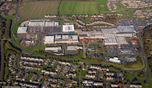 Manor Walks Shopping Centre, Cramlington  from the air