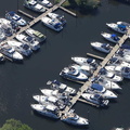 Farndon Marina,  Newark aerial photograph