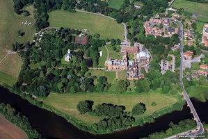 Kelham Hall Nottinghamshire aerial photograph