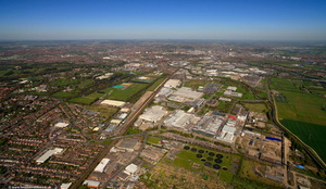 Boots factory, Nottingham, NG90 aerial photo