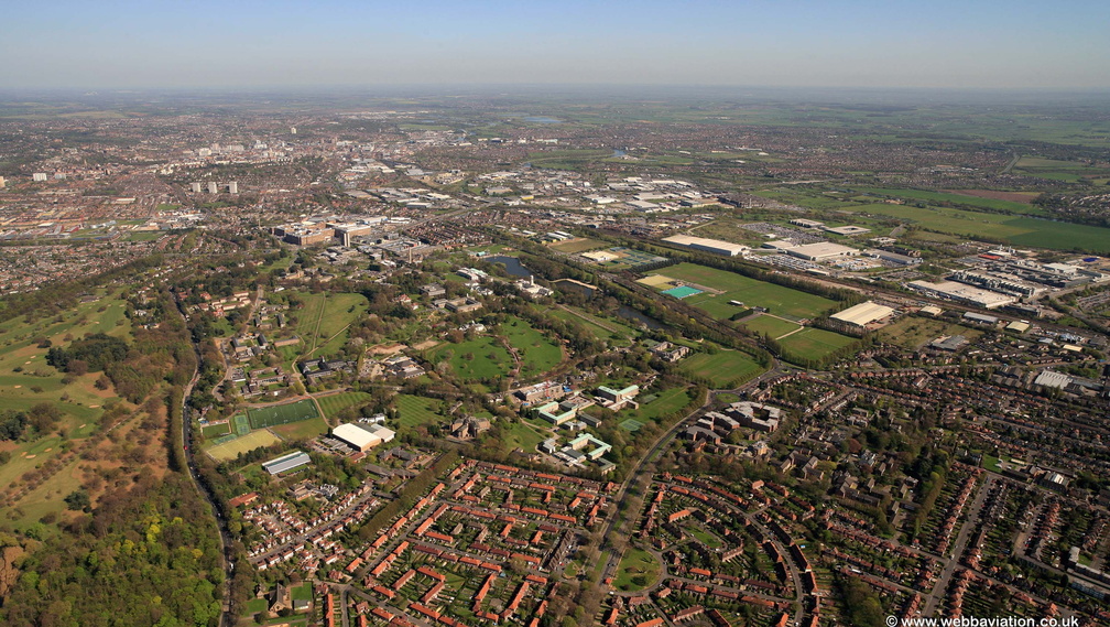 University of Nottingham aerial photograph