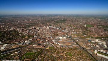 Nottingham high altitude aerial photograph