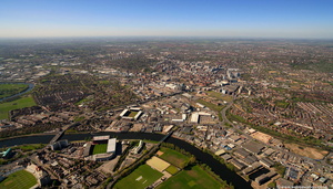 Nottingham high altitude aerial photograph