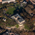 Nottingham Castle aerial photograph